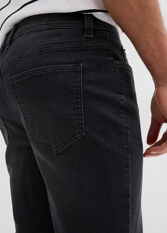 Bermuda in jeans elasticizzati, regular fit (pacco da 2), bonprix
