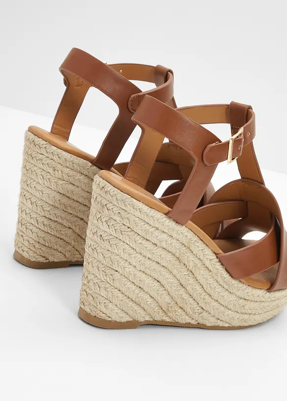 Sandali con zeppa, bonprix