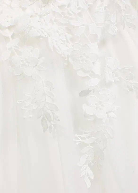 Abito da sposa in delicato tulle con pizzo, bonprix
