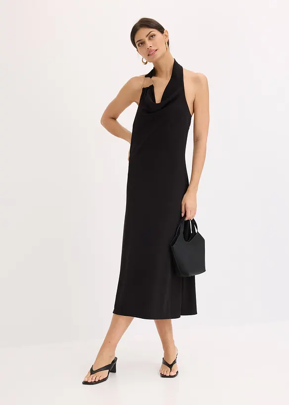 Abito midi con dettaglio in metallo, bonprix