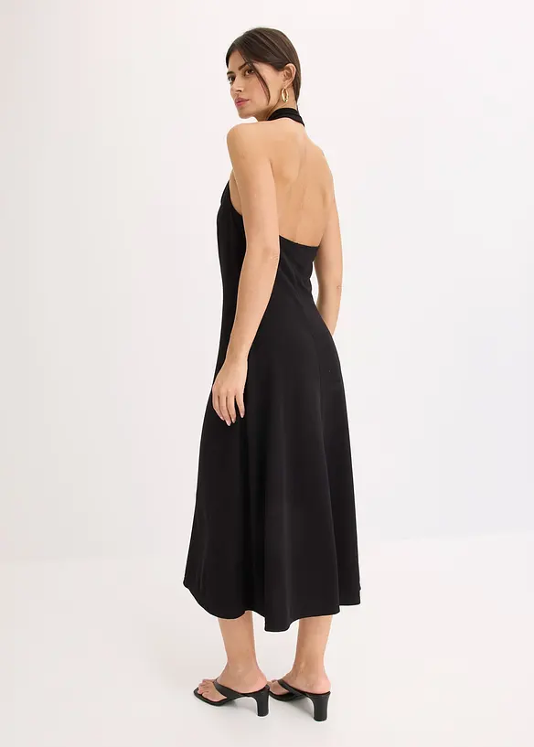 Abito midi con dettaglio in metallo, bonprix
