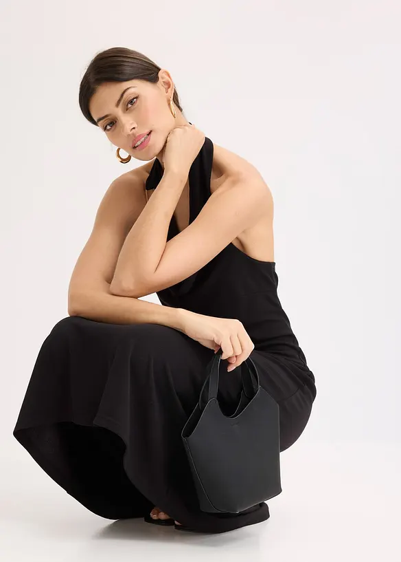 Abito midi con dettaglio in metallo, bonprix