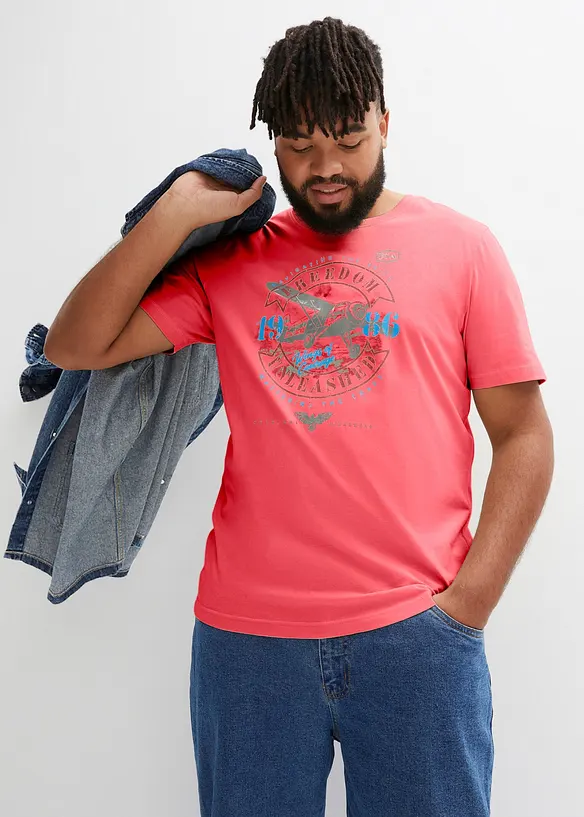 T-shirt in puro cotone biologico, bonprix