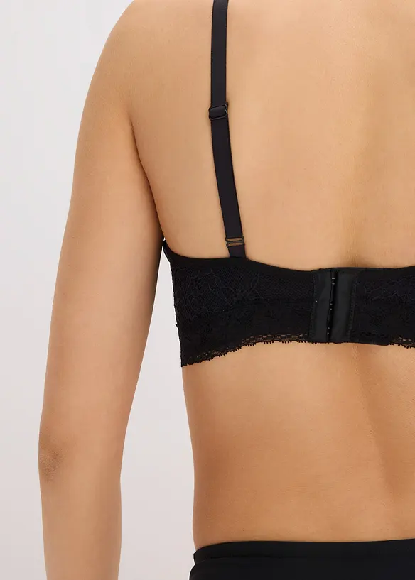 Reggiseno allattamento senza ferretto con cotone biologico e pizzo, bonprix