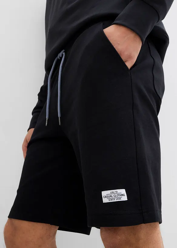 Bermuda in felpa (pacco da 2), bonprix