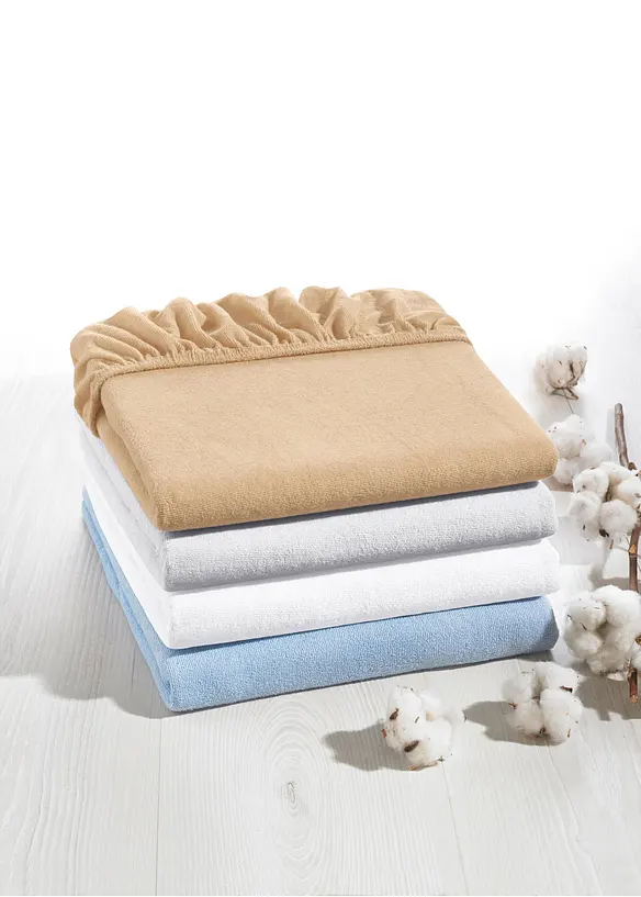 Lenzuolo con angoli in spugna, bonprix