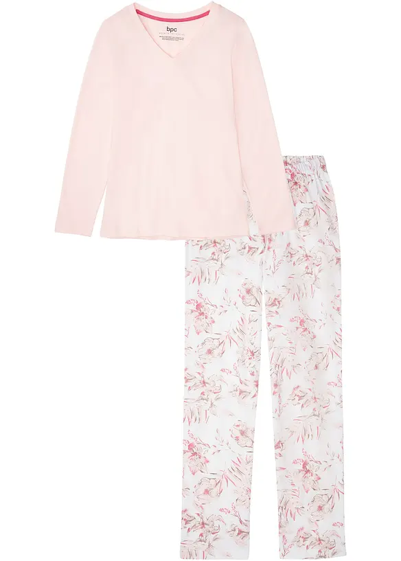 Pigiama in puro cotone biologico, bonprix