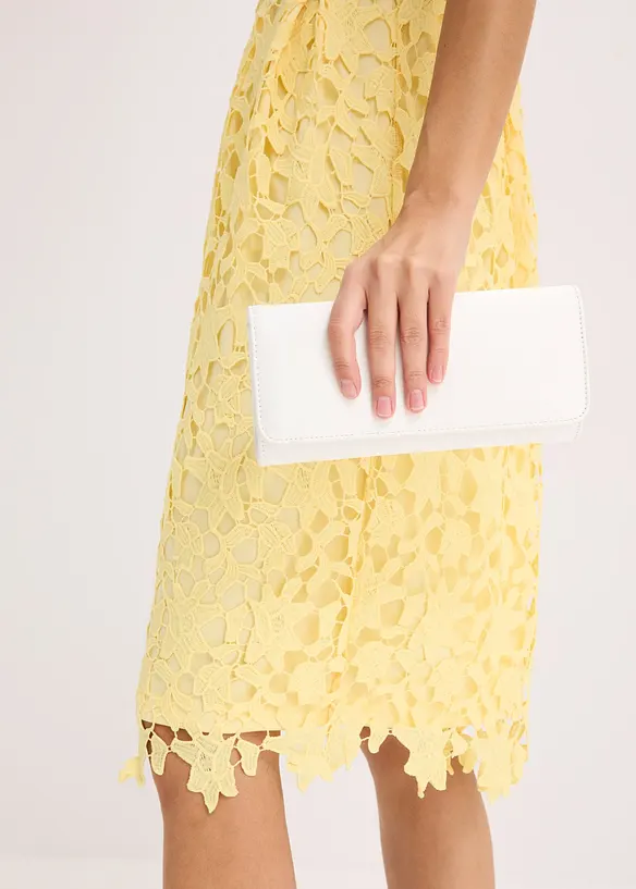 Abito in pizzo con inserto all'uncinetto, bonprix