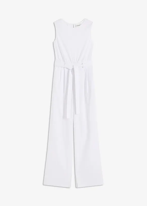 Tuta elegante in misto lino e viscosa, bonprix