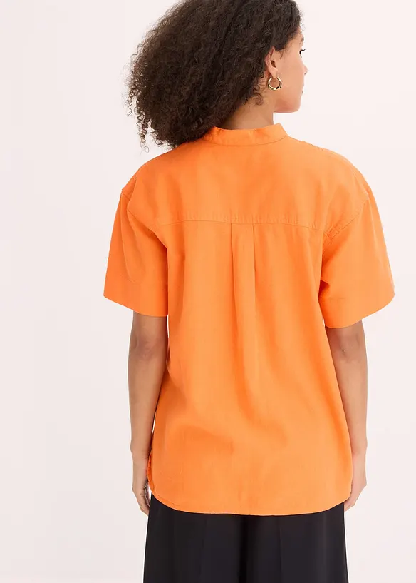 Camicia in misto viscosa fine, bonprix