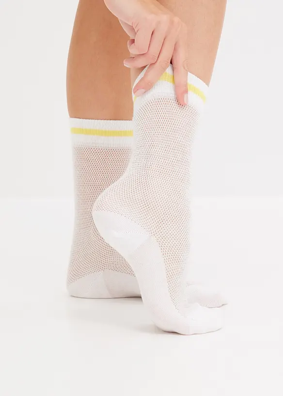 Calzini da tennis operati con cotone biologico (pacco da 4 paia), bonprix