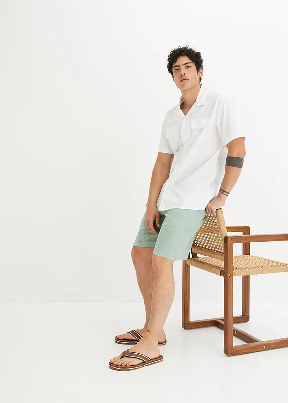 Bermuda in mussola leggera, regular fit, bonprix