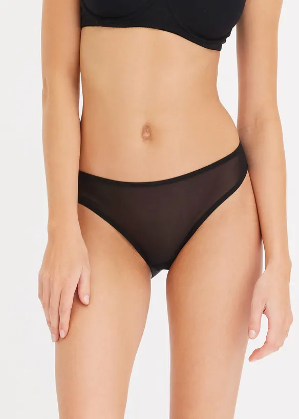 Slip in mesh (pacco da 3), bonprix