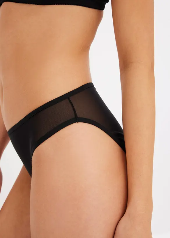 Slip in mesh (pacco da 3), bonprix