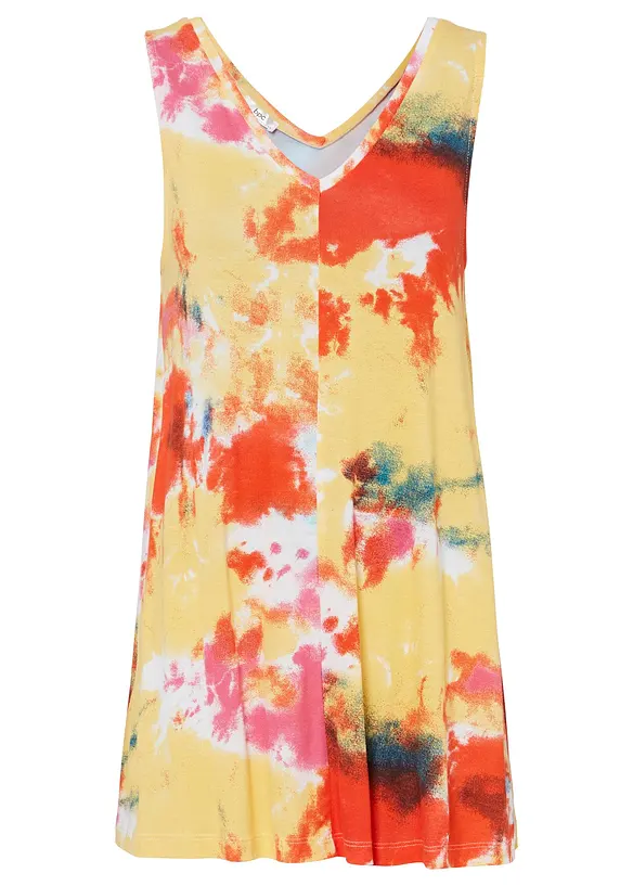 Top lungo in misto viscosa, bonprix