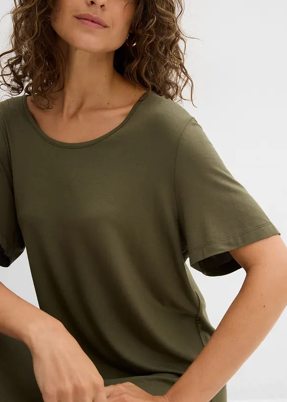 Abito in jersey di misto viscosa fluente, bonprix