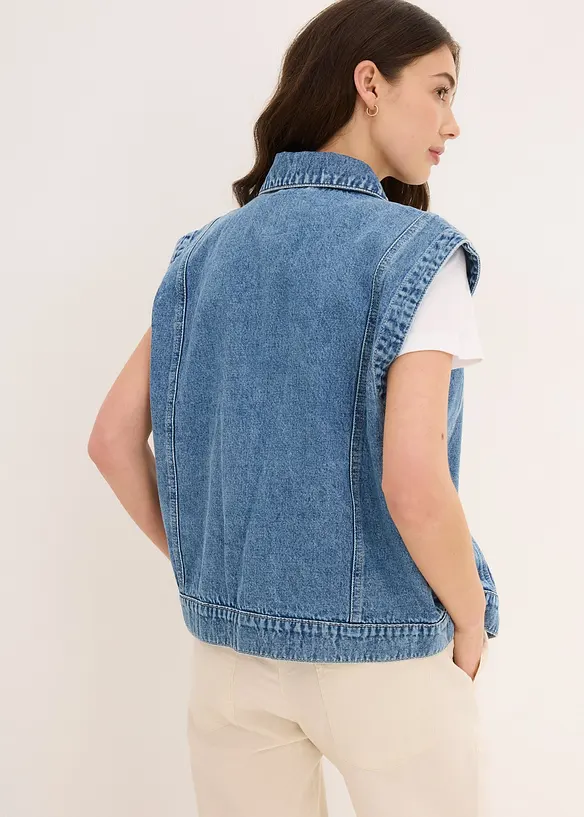 Gilet in jeans, bonprix