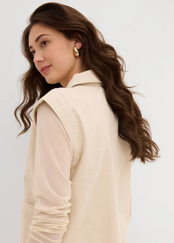 Gilet in jeans, bonprix