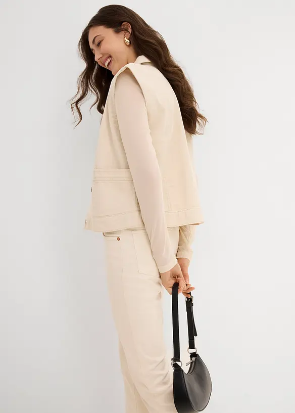 Gilet in jeans, bonprix