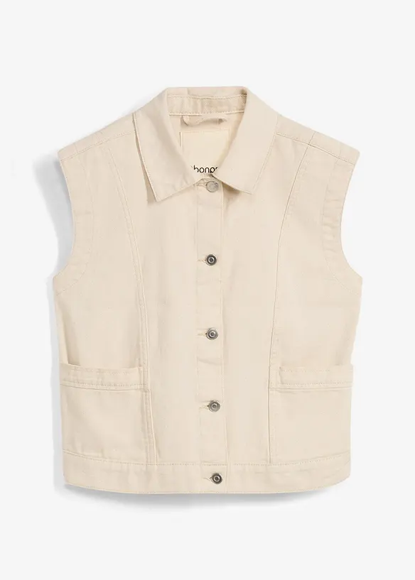 Gilet in jeans, bonprix