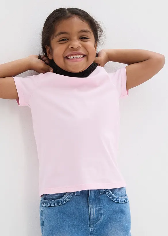 T-shirt in cotone biologico (pacco da 3), bonprix