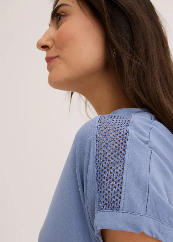 Maglia con pizzo, bonprix
