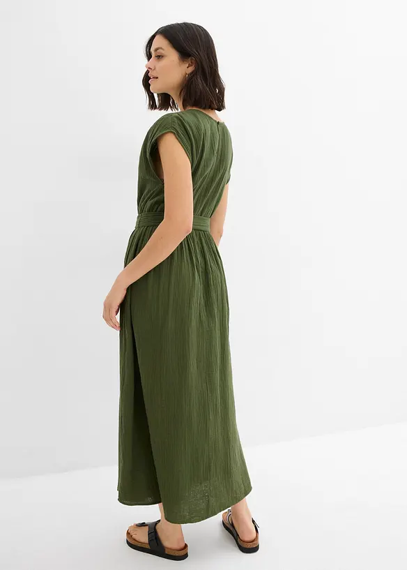 Abito midi in puro cotone, bonprix