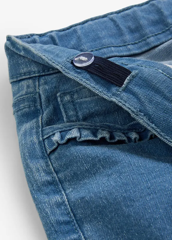 Jeans elasticizzati tapered, vita media, bonprix