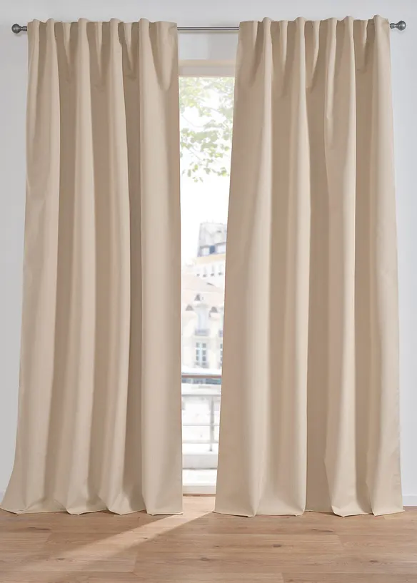 Tenda oscurante in tessuto strutturato (pacco da 1), bonprix