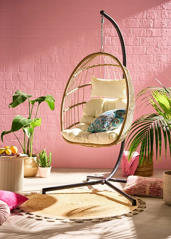 Tappeto kilim rotondo con frange, bonprix