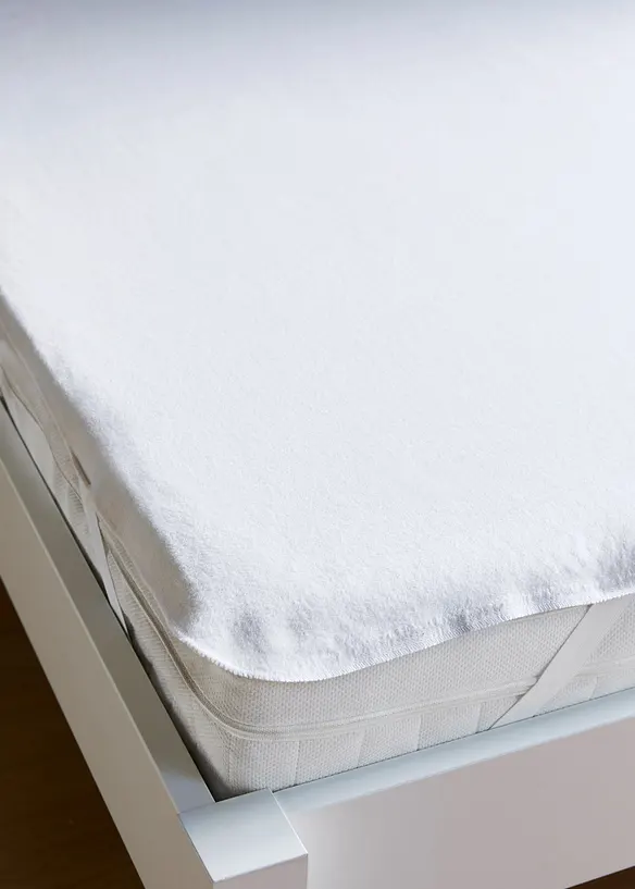 Coprimaterasso in tessuto calmucco con elastici, bonprix