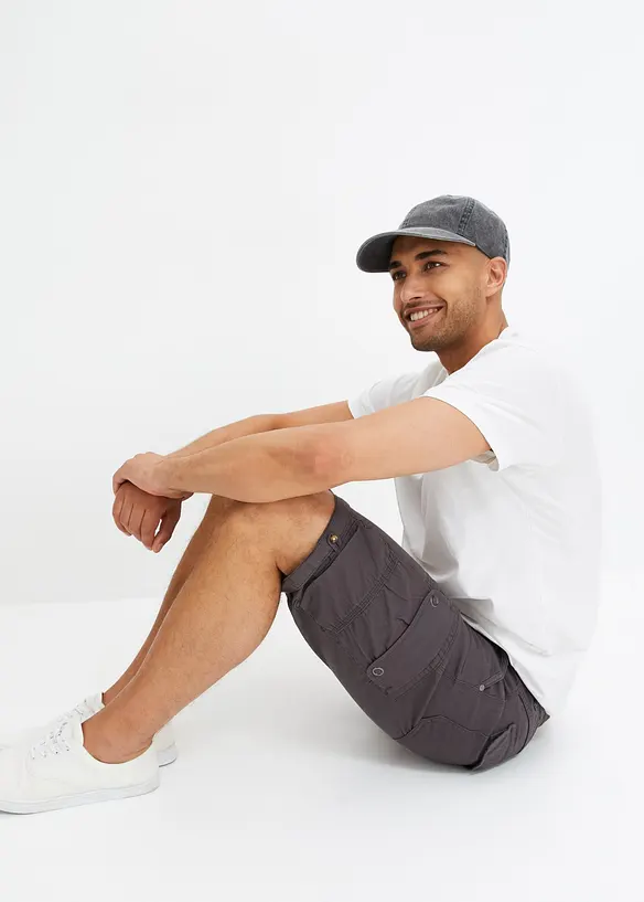 Bermuda cargo in puro cotone, regular fit, bonprix