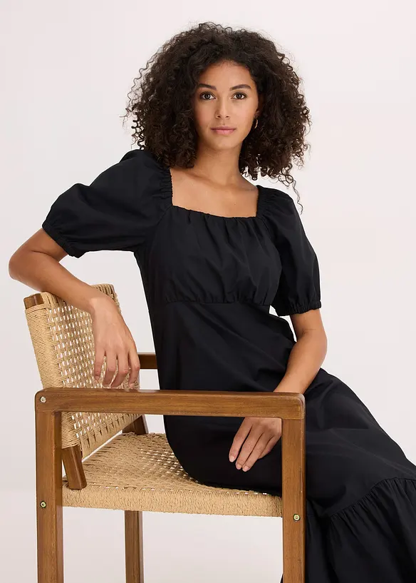 Abito midi in puro cotone biologico, bonprix