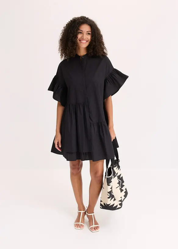 Abito tunica in puro cotone biologico, bonprix