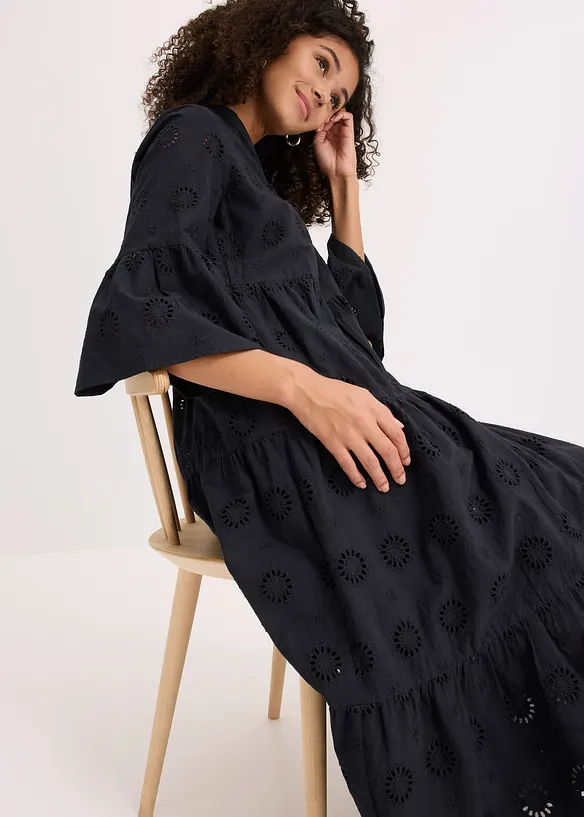 Abito lungo in puro cotone, bonprix