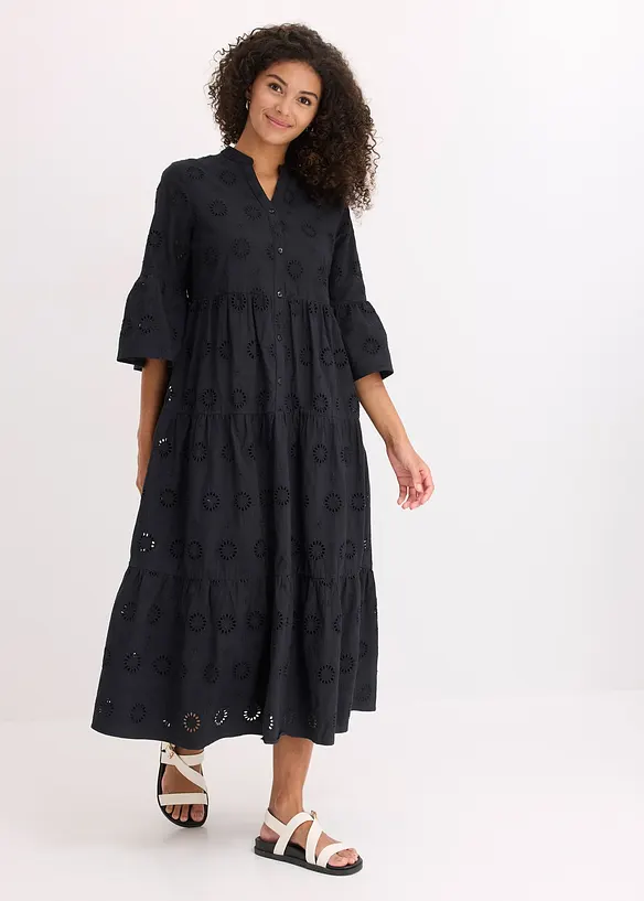 Abito lungo in puro cotone, bonprix