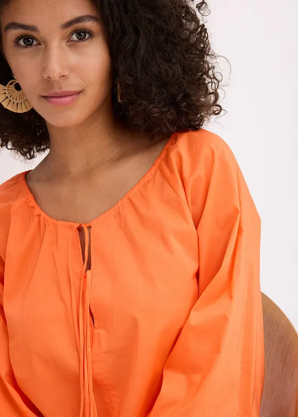 Blusa in puro cotone biologico, bonprix