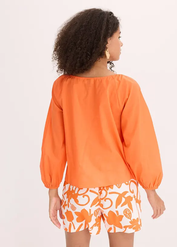 Blusa in puro cotone biologico, bonprix
