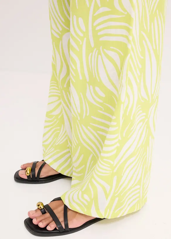 Pantaloni a palazzo con cinta comoda, bonprix