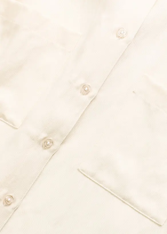 Camicetta a maniche corte in misto lyocell fluente, bonprix