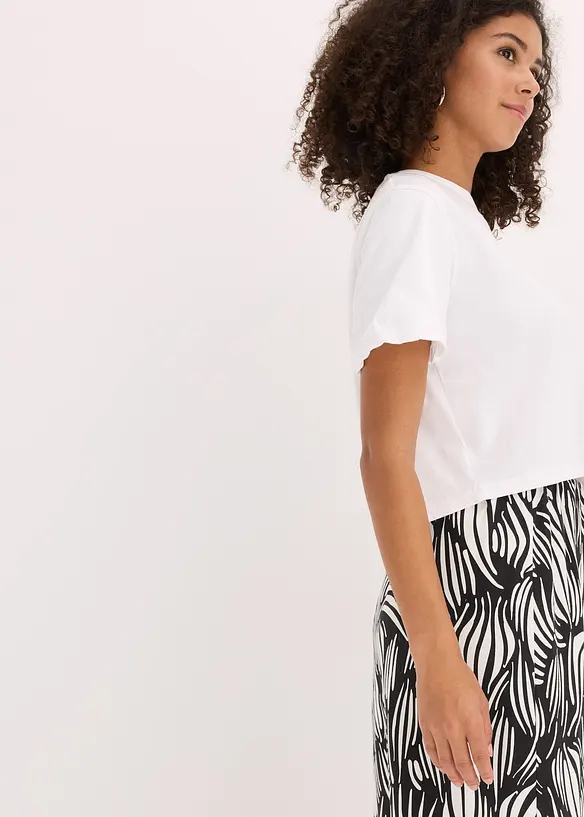 Gonna in jersey di cotone elasticizzato, bonprix