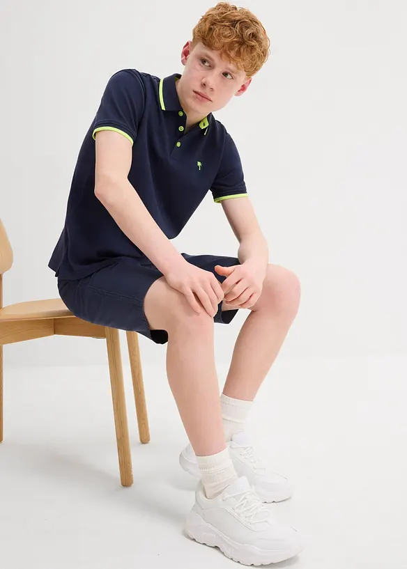 Polo in piquet di puro cotone, bonprix