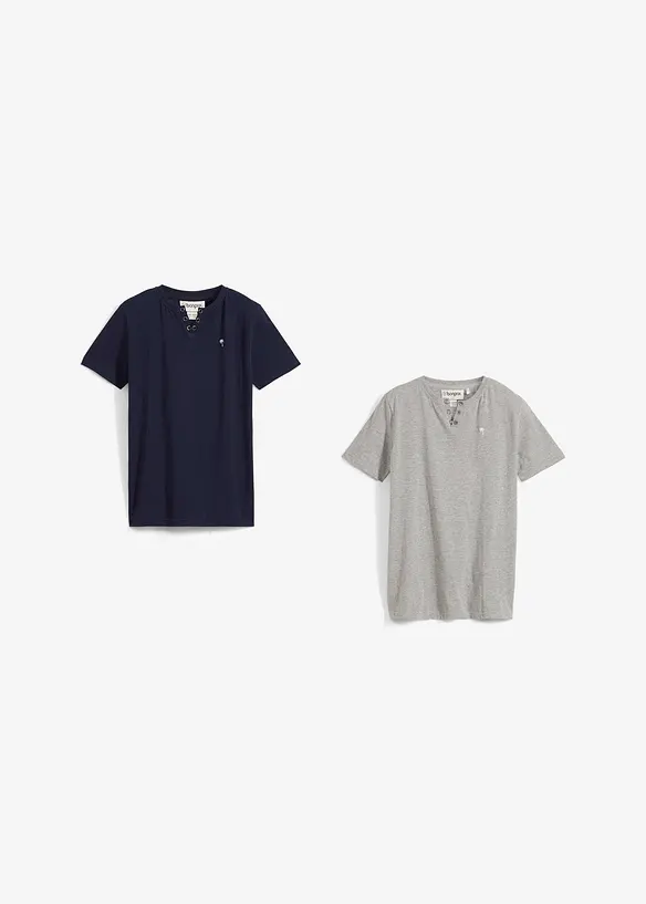 T-shirt con cotone biologico (pacco da 2), bonprix