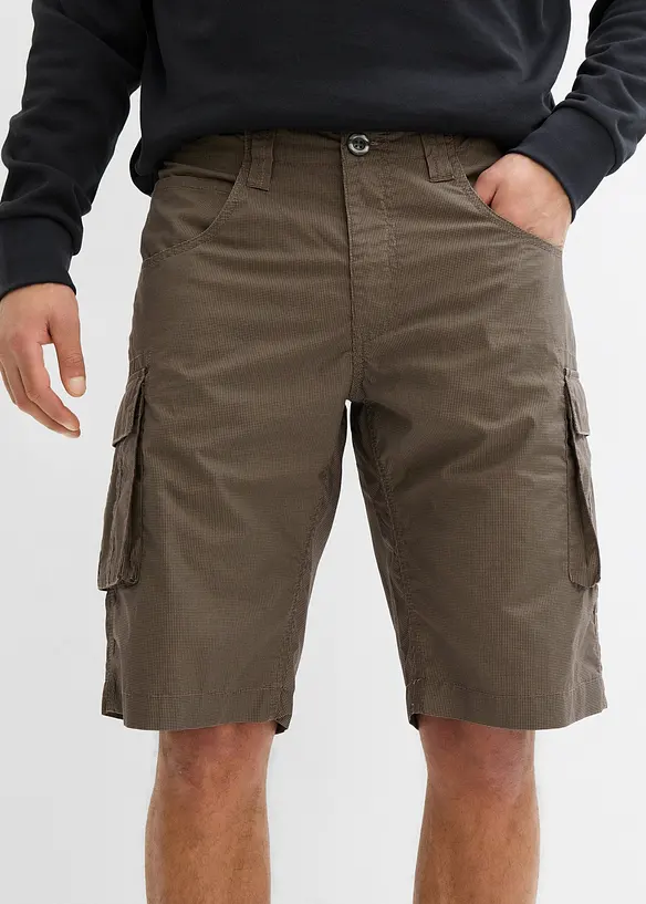 Bermuda cargo in puro cotone, relaxed fit, bonprix