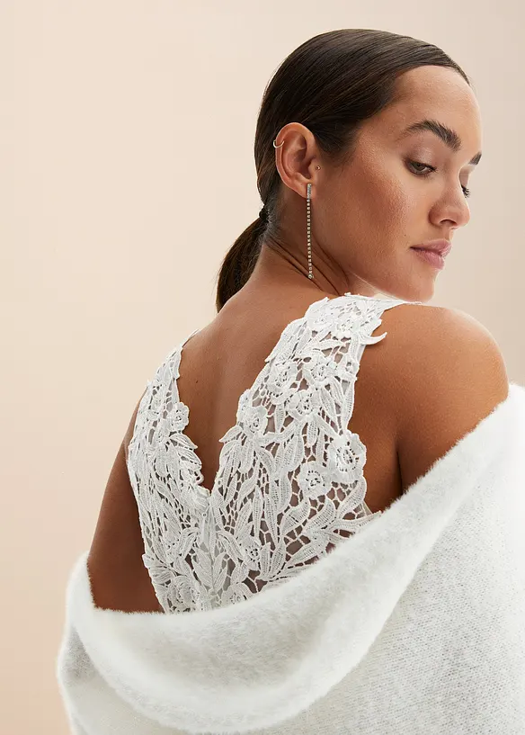Abito da sposa con tulle e pizzo, bonprix