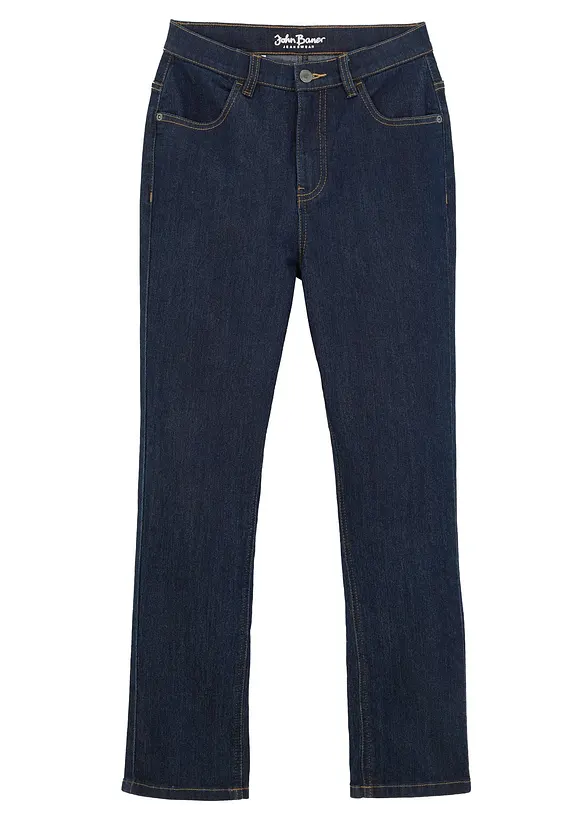 Jeans elasticizzati slim fit, straight, bonprix