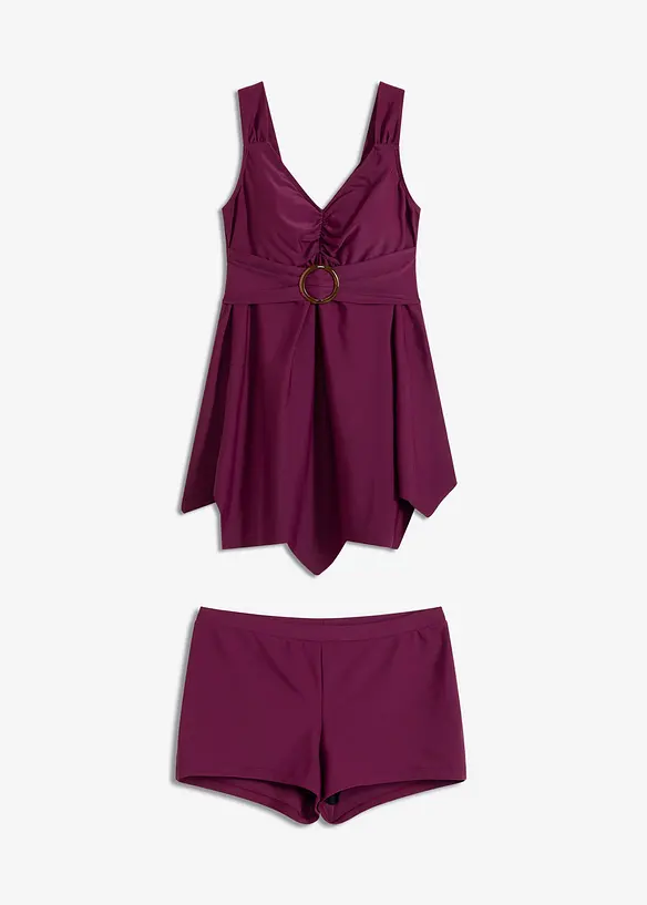 Tankini lungo con spalline larghe (set 2 pezzi), bonprix