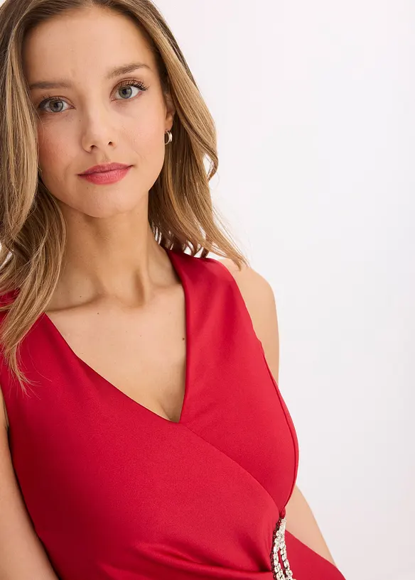 Abito di jersey con applicazione di strass, bonprix