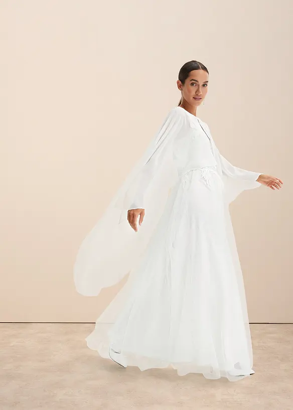 Abito da sposa con tulle e pizzo, bonprix
