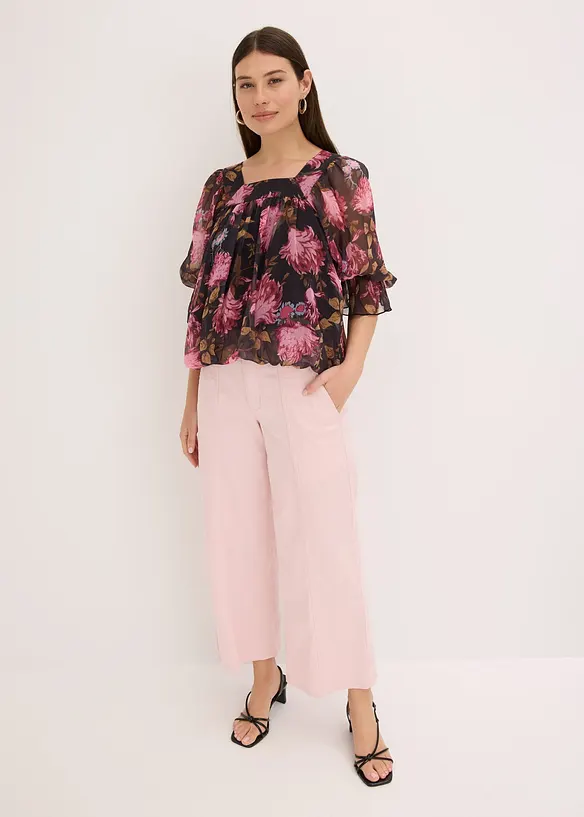 Blusa con fondo a palloncino, bonprix